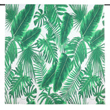 8ftx8ft Green/White Tropical Palm Leaf Print Vinyl Photo Backdrop#whtbkgd