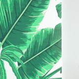 8ftx8ft Green/White Tropical Palm Leaf Print Vinyl Photo Backdrop