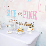 8ftx8ft Gender Reveal "Blue Or Pink" Vinyl Photo Shoot Backdrop