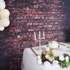 8ftx8ft Dark Red Vintage Brick Wall Vinyl Photography Booth Backdrop