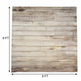 8ftx8ft Natural Vintage Wood Panels Print Vinyl Photography Backdrop, Photo Shoot Background
