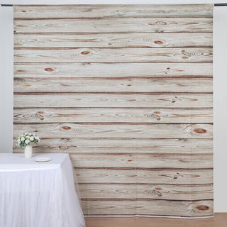 8ftx8ft Rustic White Washed Wood Panel Vinyl Photography Backdrop