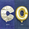 16" Matte Gold Mylar Foil Number  Balloons - Clearance SALE