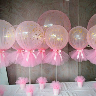 Giant Clear Fully Transparent PVC Helium or Air Bubble Latex Free Balloons