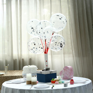 Create a Magical Atmosphere with Clear/Silver Confetti Filled Balloons