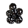 25 Pack | 12inch Black & White Fun Polka Dot Latex Party Balloons