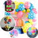 25 Pack | 12inch Red & White Fun Polka Dot Latex Party Balloons
