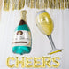 1 Pair | 39inch Champagne Bottle & Glass Mylar Foil Helium/Air Balloons