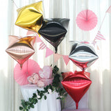 3 Pack | 16inch Shiny Red 4D Diamond Self-Sealing Reusable Foil Balloon