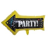 2 Pack | 30inches Reusable Party This Way Arrow Sign Mylar Foil Balloons#whtbkgd