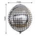 15inches Mirrored Silver Disco Ball Mylar Reusable Foil Helium Air Balloon