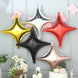 3 Pack | 23inches Shiny Red Quadrangle Star Mylar Foil Helium Air Balloon