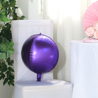 Elevate Your Event Decor with 2 Pack 12-inch Shiny Purple Balloons