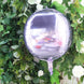 2 Pack | 14inch 4D Lavender Lilac Sphere Mylar Foil Helium or Air Balloons