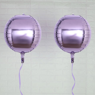 Add a Touch of Elegance with Lavender Lilac Sphere Latex Free Balloons