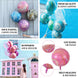 3 Pack | 13inches 4D Blue/Gold Marble Sphere Foil Helium or Air Balloons