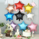 2 Pack | 16inch 4D Shiny Pink Star Mylar Foil Helium or Air Balloons