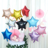2 Pack | 16inch 4D Royal Blue Star Mylar Foil Helium or Air Balloons