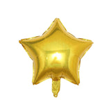 2 Pack | 16inch 4D Metallic Gold Star Mylar Foil Helium or Air Balloons#whtbkgd