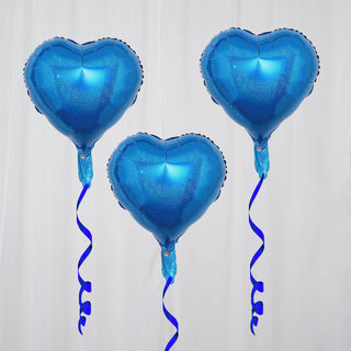 Add a Touch of Elegance with Royal Blue Heart Mylar Foil Balloons