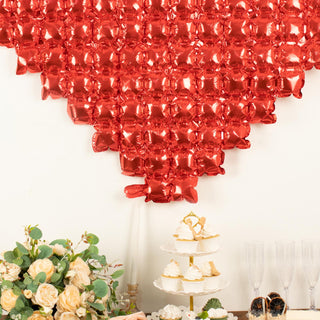 Make a Statement with the Metallic Red Giant Heart Mylar Foil Balloon