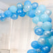 100 Pack | Blue, Silver and White DIY Balloon Garland Arch Party Kit