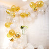 100 Pack | Gold, White and Silver DIY Balloon Garland Arch Party Kit