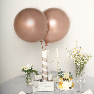 Add a Touch of Elegance with Rose Gold Latex Prom Balloons
