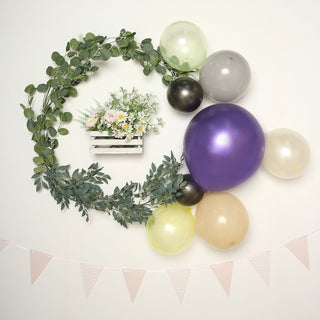 Add a Pop of Color with Metallic Chrome Purple Balloons