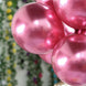25 Pack | 12inch Metallic Chrome Pink Latex Helium or Air Party Balloons