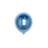 25 Pack | 12inches Metallic Chrome Royal Blue Latex Helium or Air Balloons