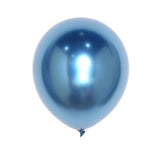 25 Pack | 12inches Metallic Chrome Royal Blue Latex Helium or Air Balloons#whtbkgd