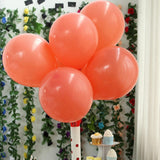 25 Pack | 10inch Matte Pastel Coral Helium or Air Latex Party Balloons