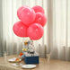25 Pack | 10inch Matte Pastel Hot Pink Helium or Air Latex Party Balloons