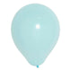 25 Pack | 10inches Matte Pastel Light Blue Helium/Air Latex Party Balloons#whtbkgd