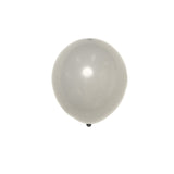 25 Pack | 12inch Matte Pastel Silver Gray Helium/Air Latex Party Balloons