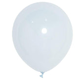 25 Pack | 12inch Matte Pastel Ice Blue Helium or Air Latex Party Balloons#whtbkgd