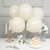 25 Pack | 12Inch Matte Pastel Beige Helium/Air Latex Party Balloons