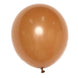 25 Pack | 12inch Matte Pastel Caramel Helium or Air Latex Party Balloons#whtbkgd