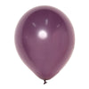 25 Pack | 12inches Matte Pastel Eggplant Helium or Air Latex Party Balloons#whtbkgd