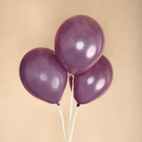 25 Pack | 12inches Matte Pastel Eggplant Helium or Air Latex Party Balloons