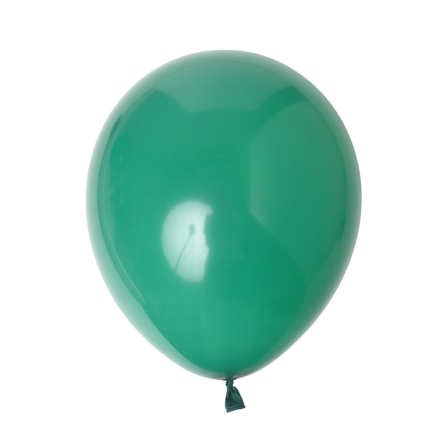 25 Pack | 12Inch Matte Pastel Hunter Emerald Green Helium/Air Latex Party Balloons#whtbkgd