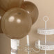 25 Pack | 12inch Matte Pastel Mocha Helium or Air Latex Party Balloons