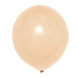 25 Pack | 12inch Matte Pastel Peach Helium or Air Latex Party Balloons#whtbkgd