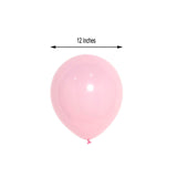 25 Pack | 12inch Matte Pastel Pink Helium or Air Latex Party Balloons
