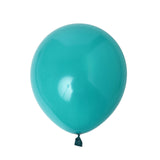 25 Pack | 12Inch Matte Pastel Peacock Teal Helium/Air Latex Party Balloons#whtbkgd