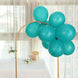 25 Pack | 12Inch Matte Pastel Peacock Teal Helium/Air Latex Party Balloons
