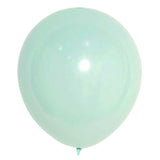 25 Pack | 12inch Matte Pastel Turquoise Helium/Air Latex Party Balloons#whtbkgd