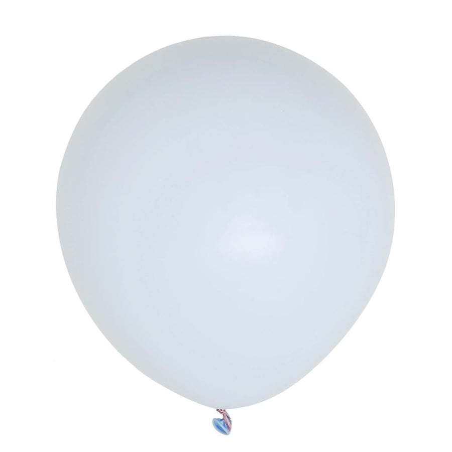 10 Pack | 18inch Matte Pastel Ice Blue Helium or Air Latex Party Balloons#whtbkgd