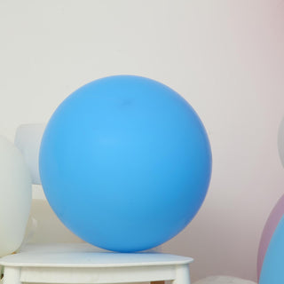 Add a Pop of Elegance with 18" Matte Pastel Blue Helium Balloons